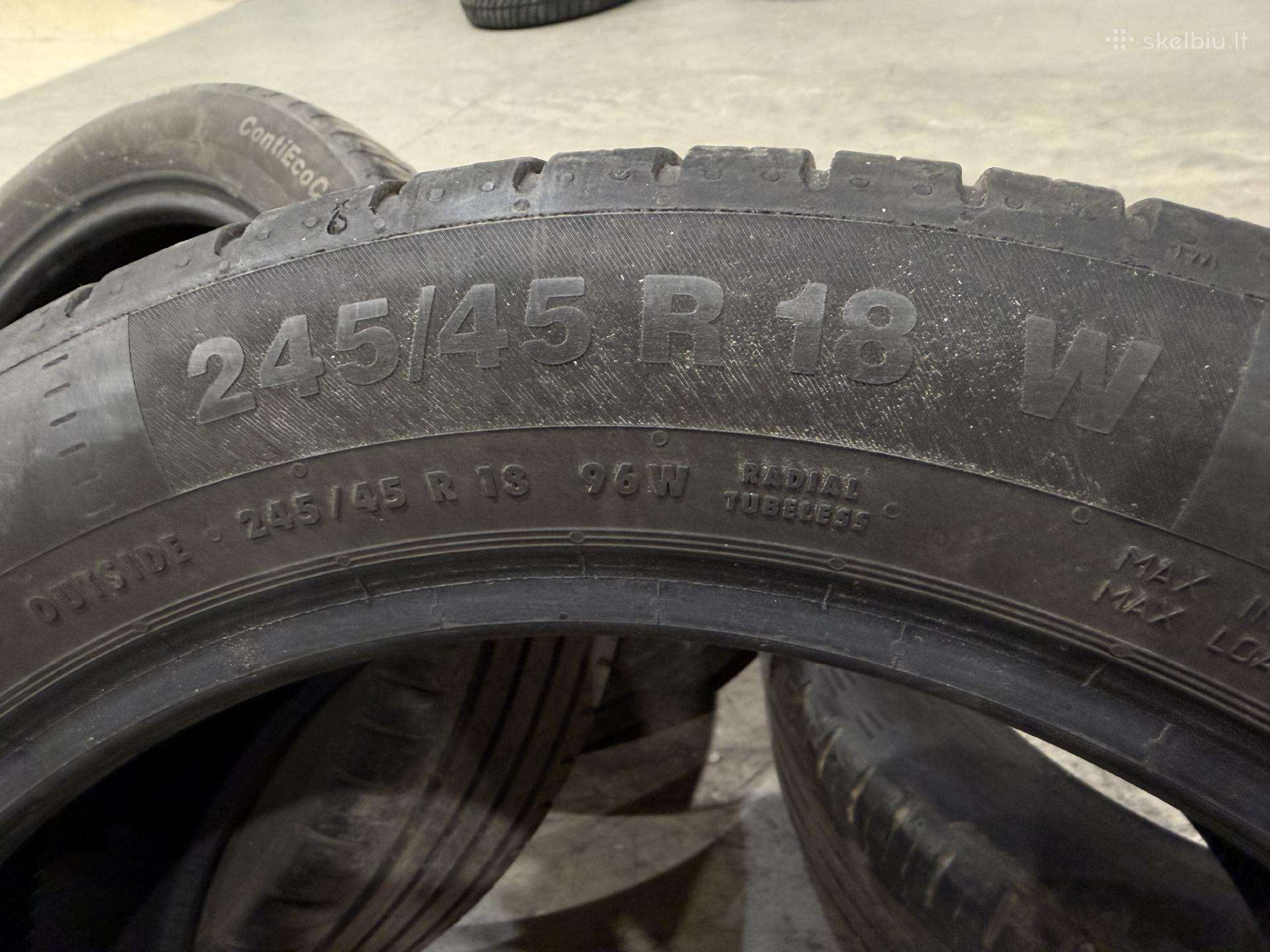 Continental, summer 245/45 R18