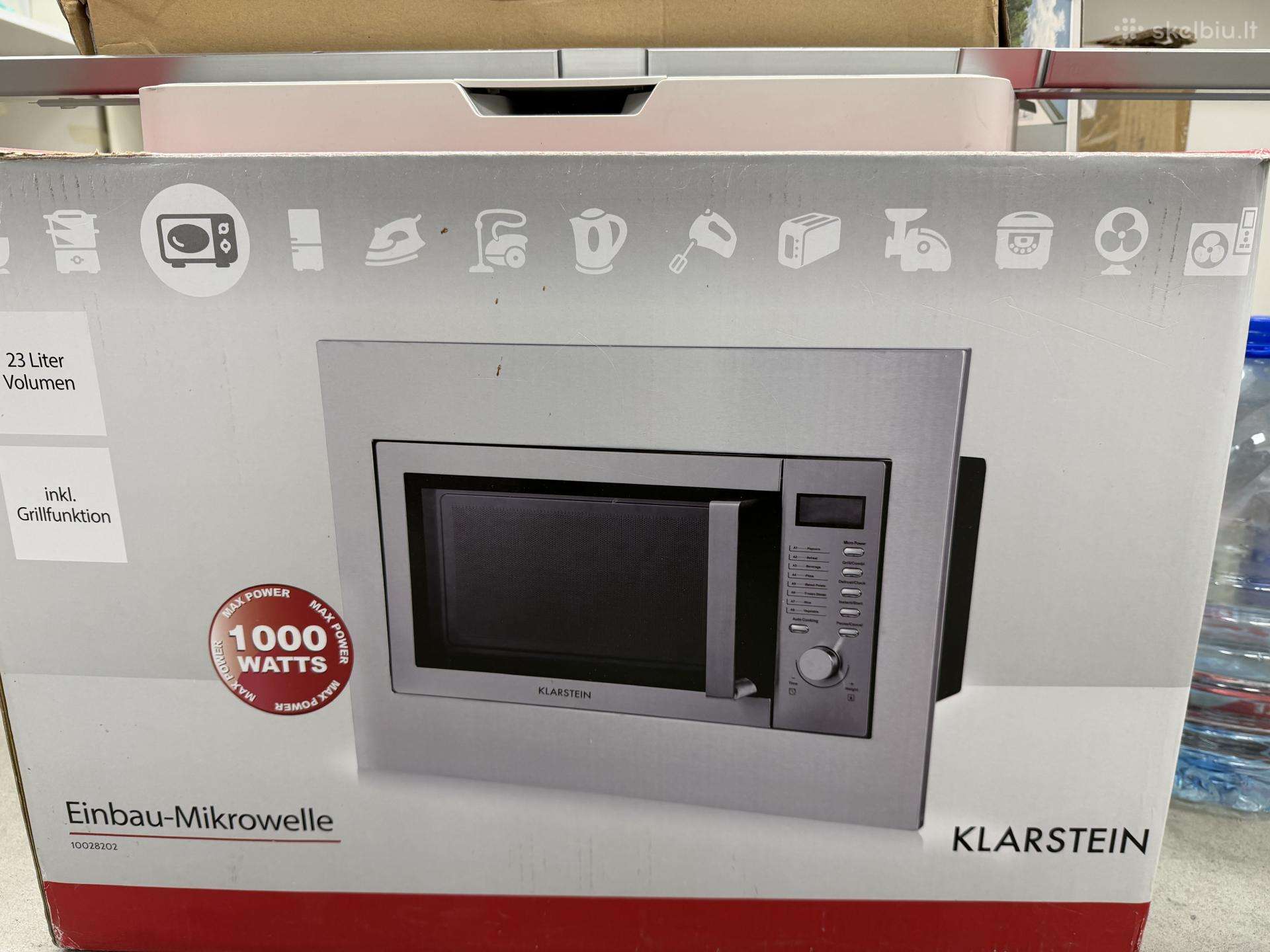 Klarstein imontuojama mikrobangė 80eur