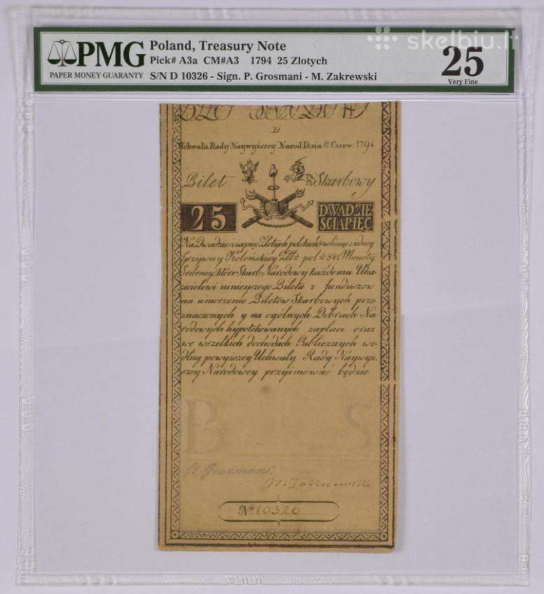 Pirmieji Lietuvos-lenkijos 1794 sukilimo pinigai