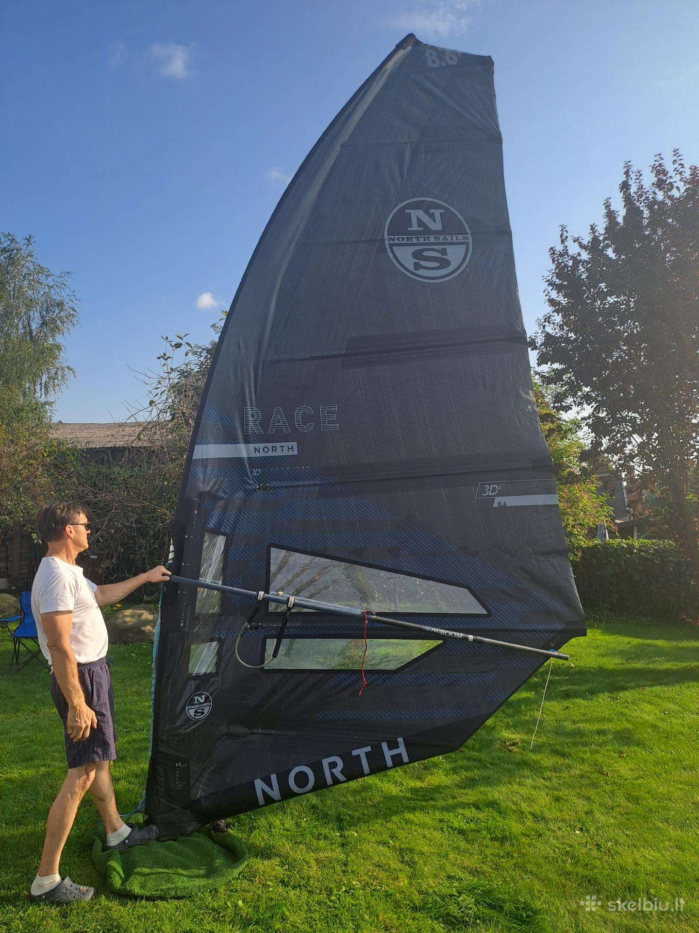 RakėtinėNorthSailsSlalomRace8.6burė
