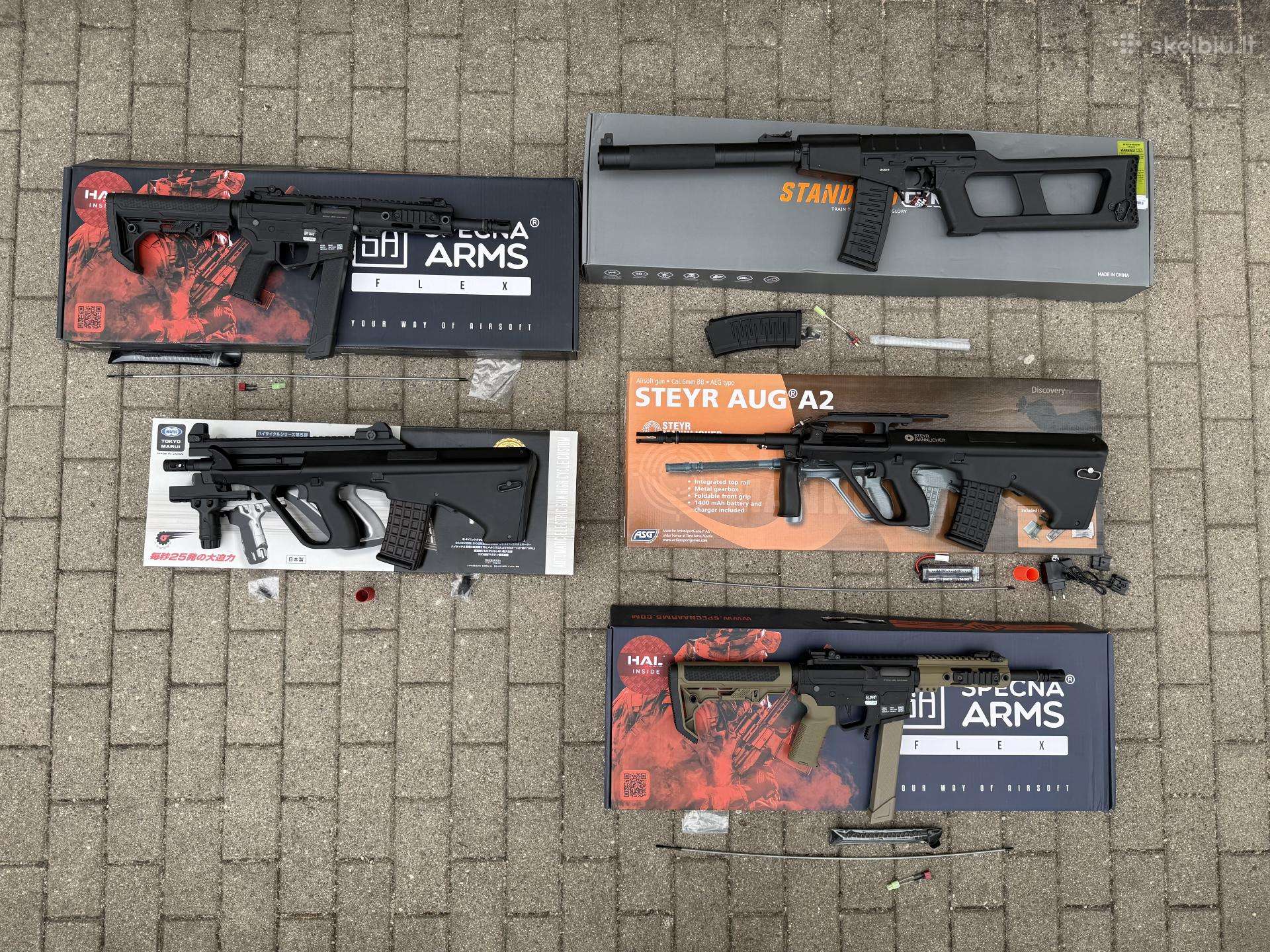 Tokyo Marui, Cyma ir Specna Arms ginklai