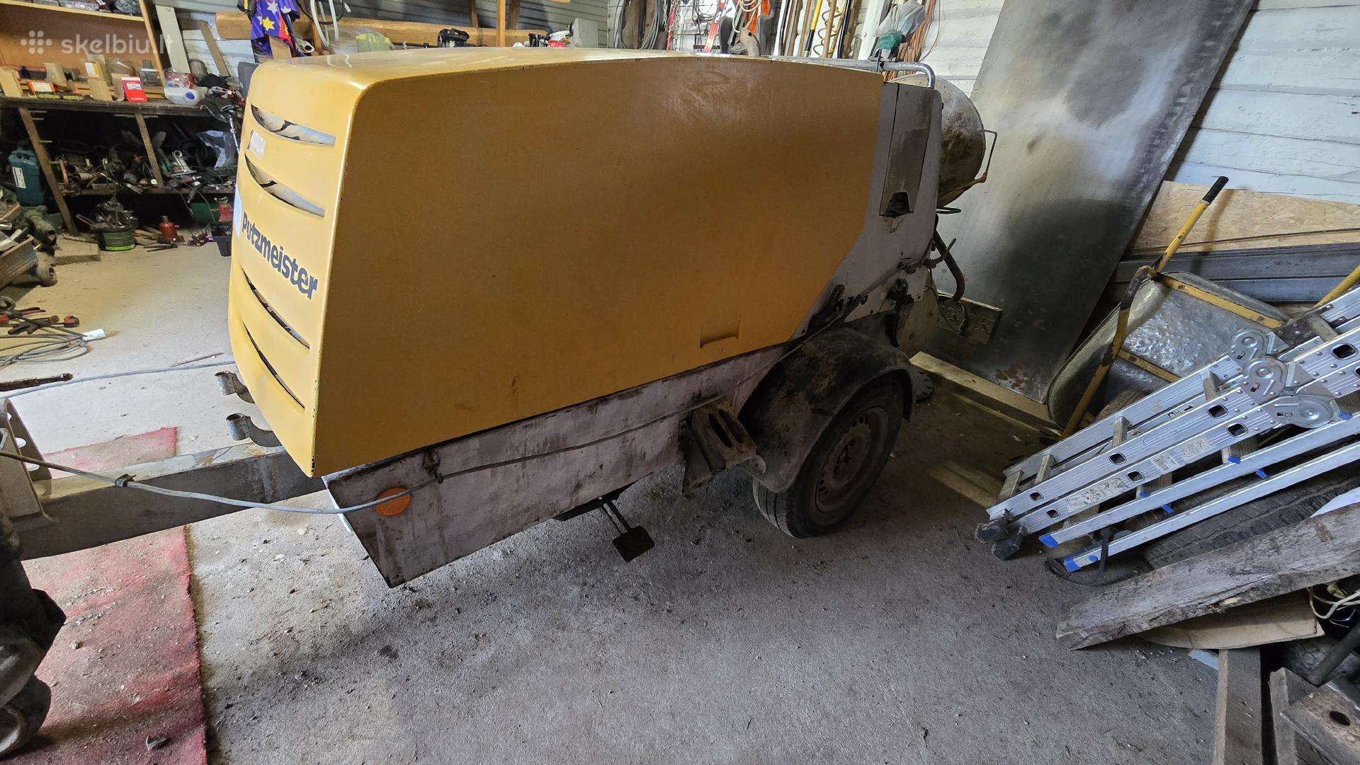Putzmeister M740d, concrete pump