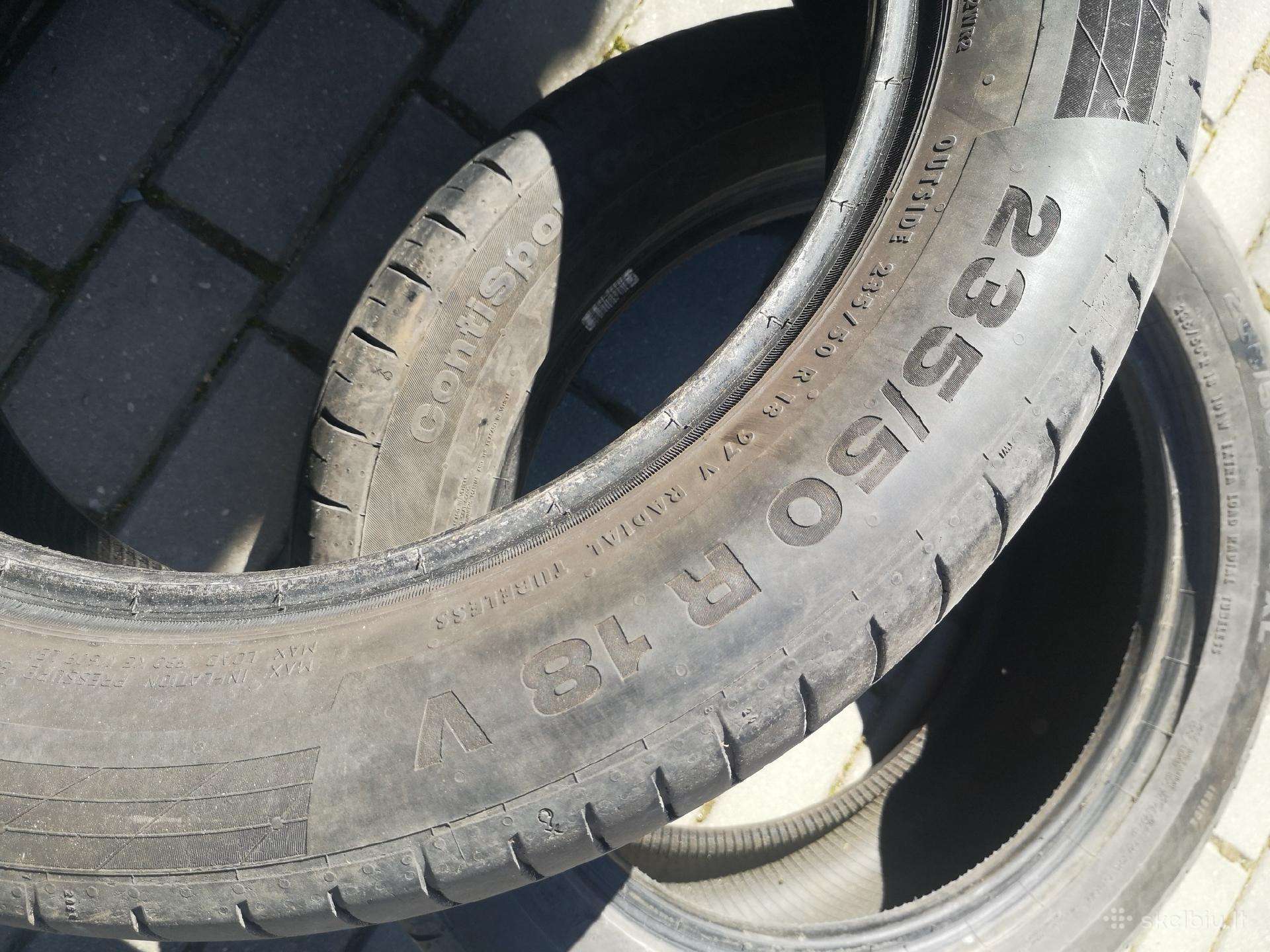 Continental, summer 235/50 R18
