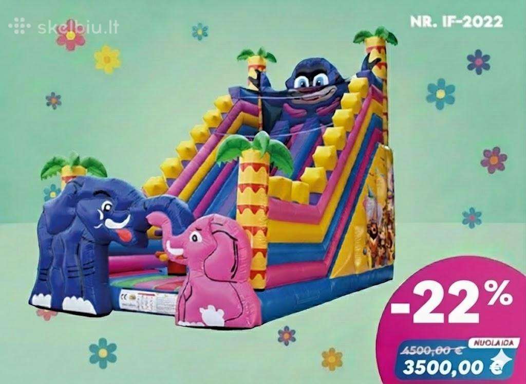 Naujas Pripučiamas Batutas