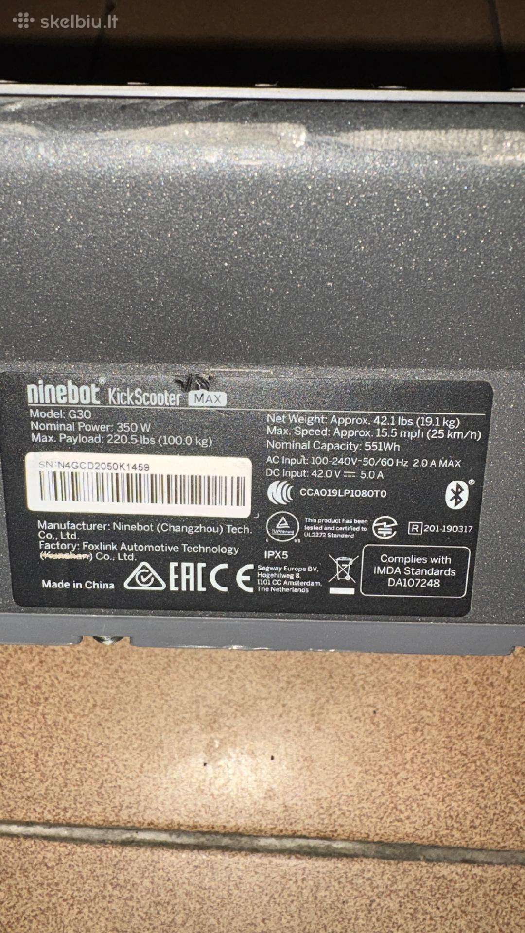 Electric scooter Segway-Ninebot