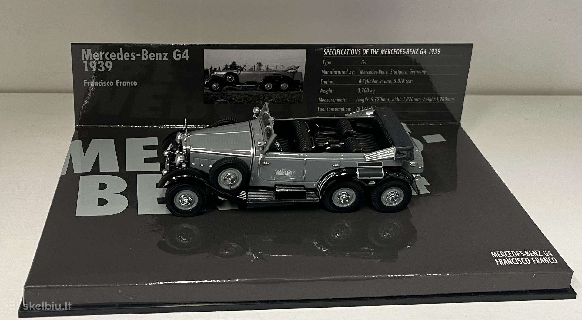 Kolekciniai modeliukai-mercedes Benz G4