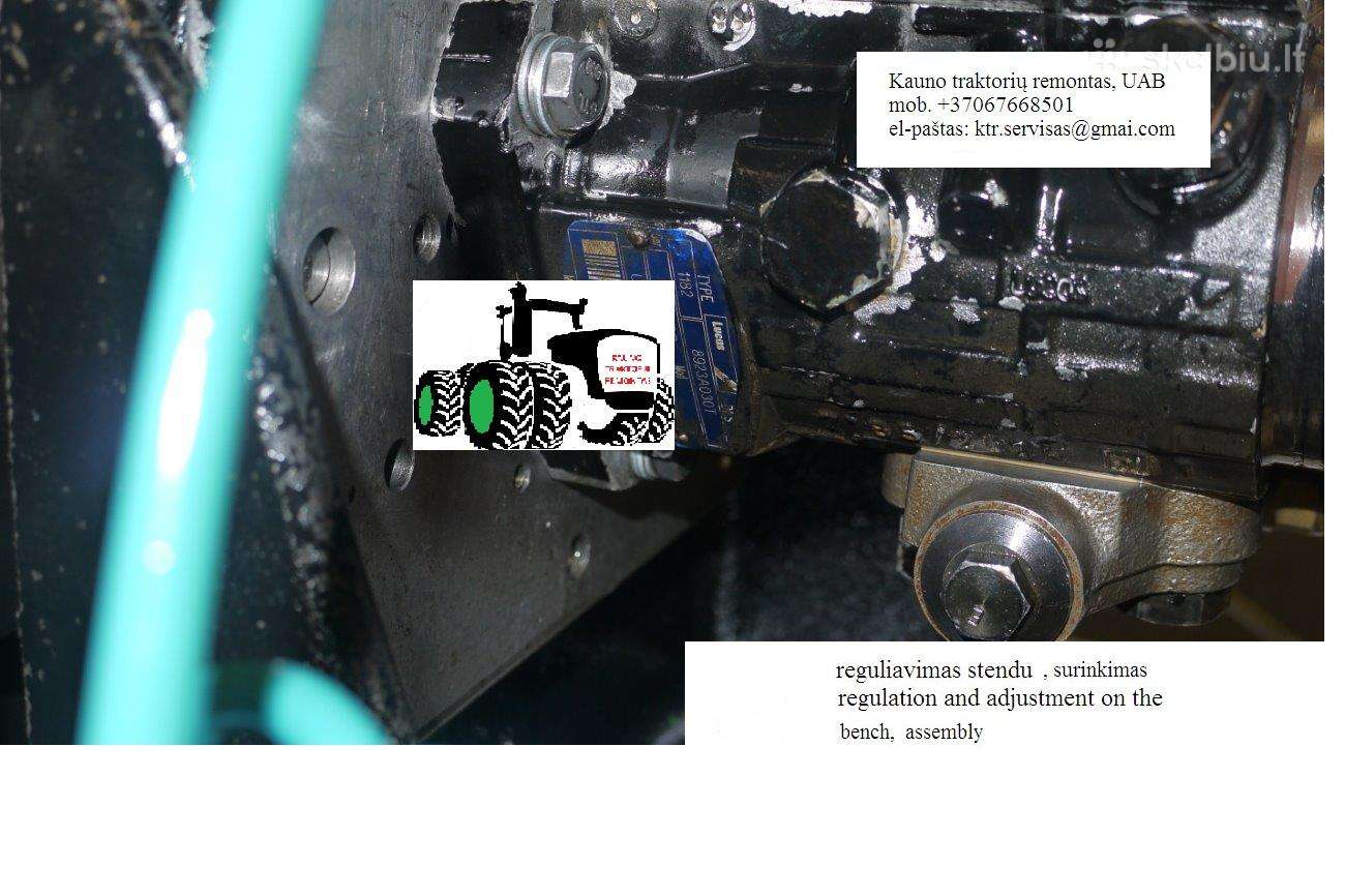 Case Mx10 galios didinimas Lucas siurblys Ktr