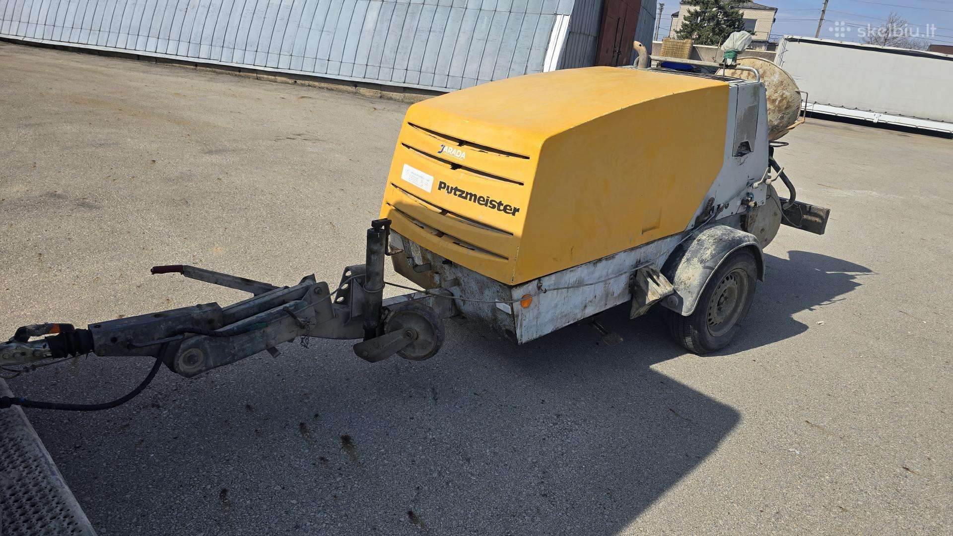 Putzmeister M740d, concrete pump