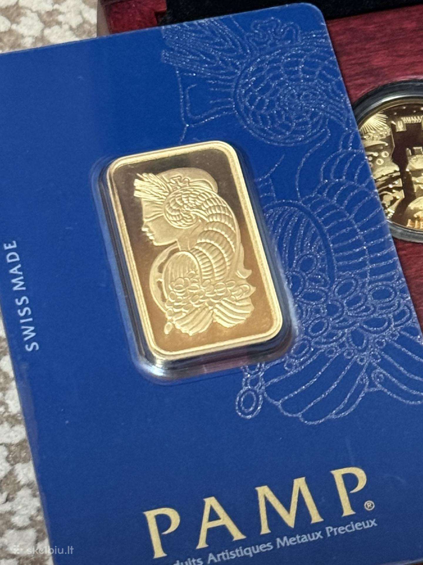 20 g 999.9 Aukso Luitas Pamp su pirkimo čekiu