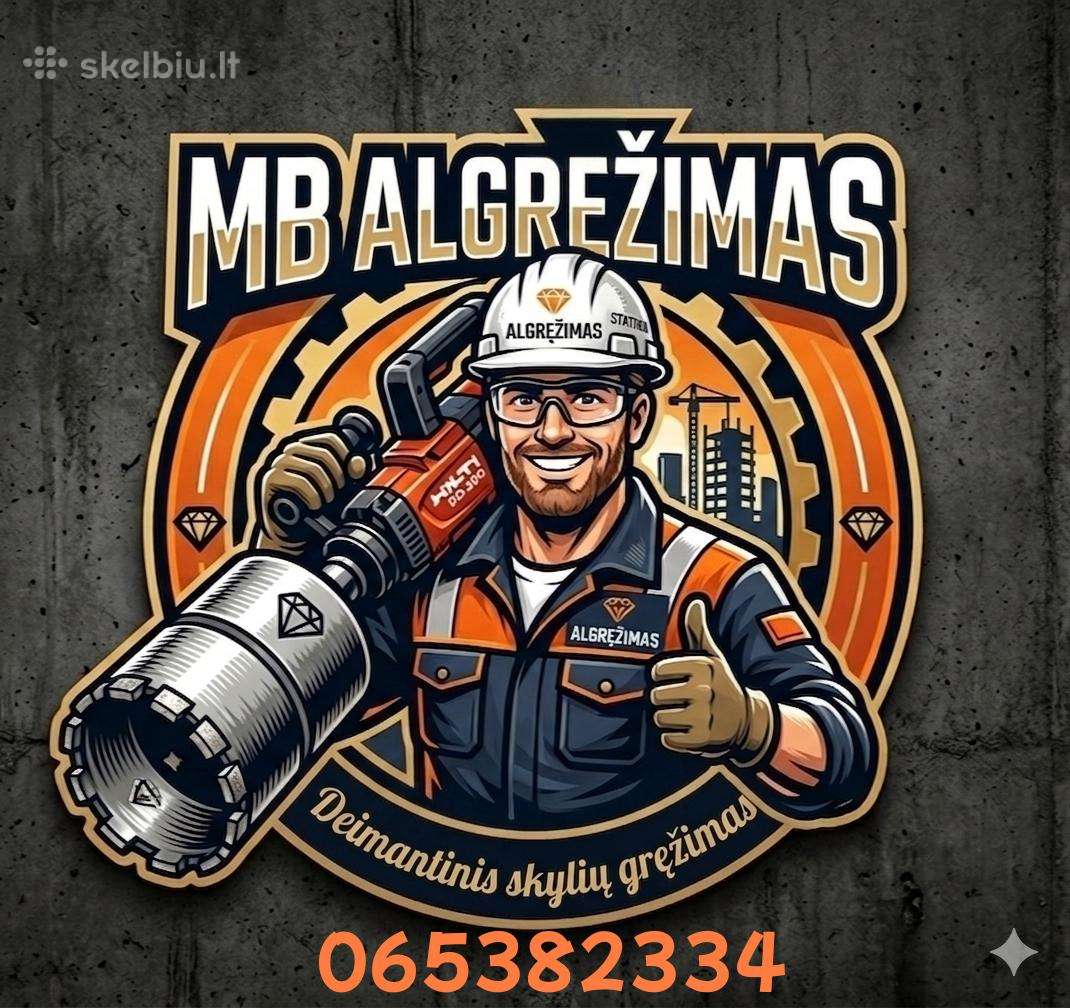 Skylių gręžimas,mūre,betone,akmenyje,gelžbetone.