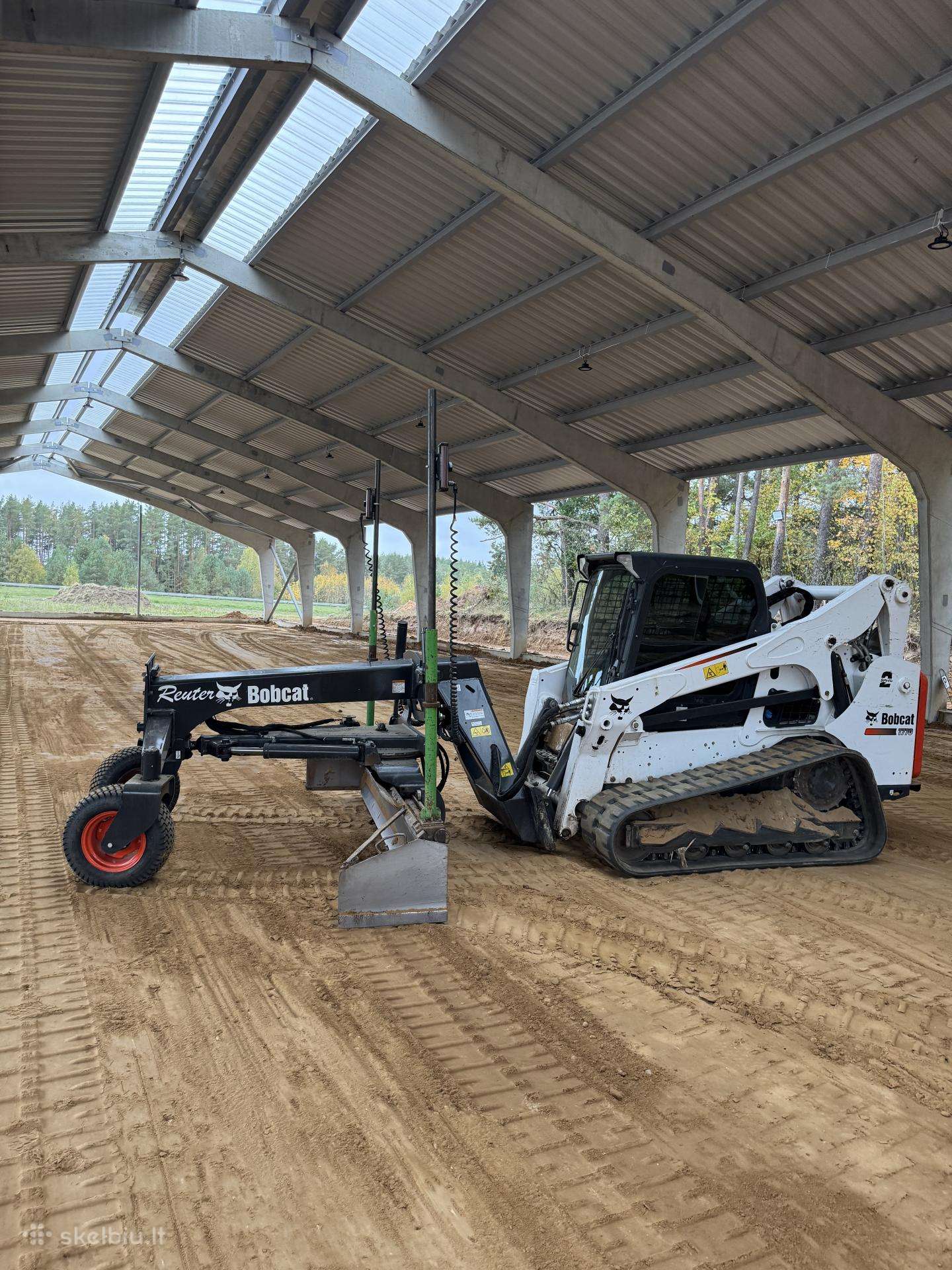 Bobcat T770, statybos transporto nuoma