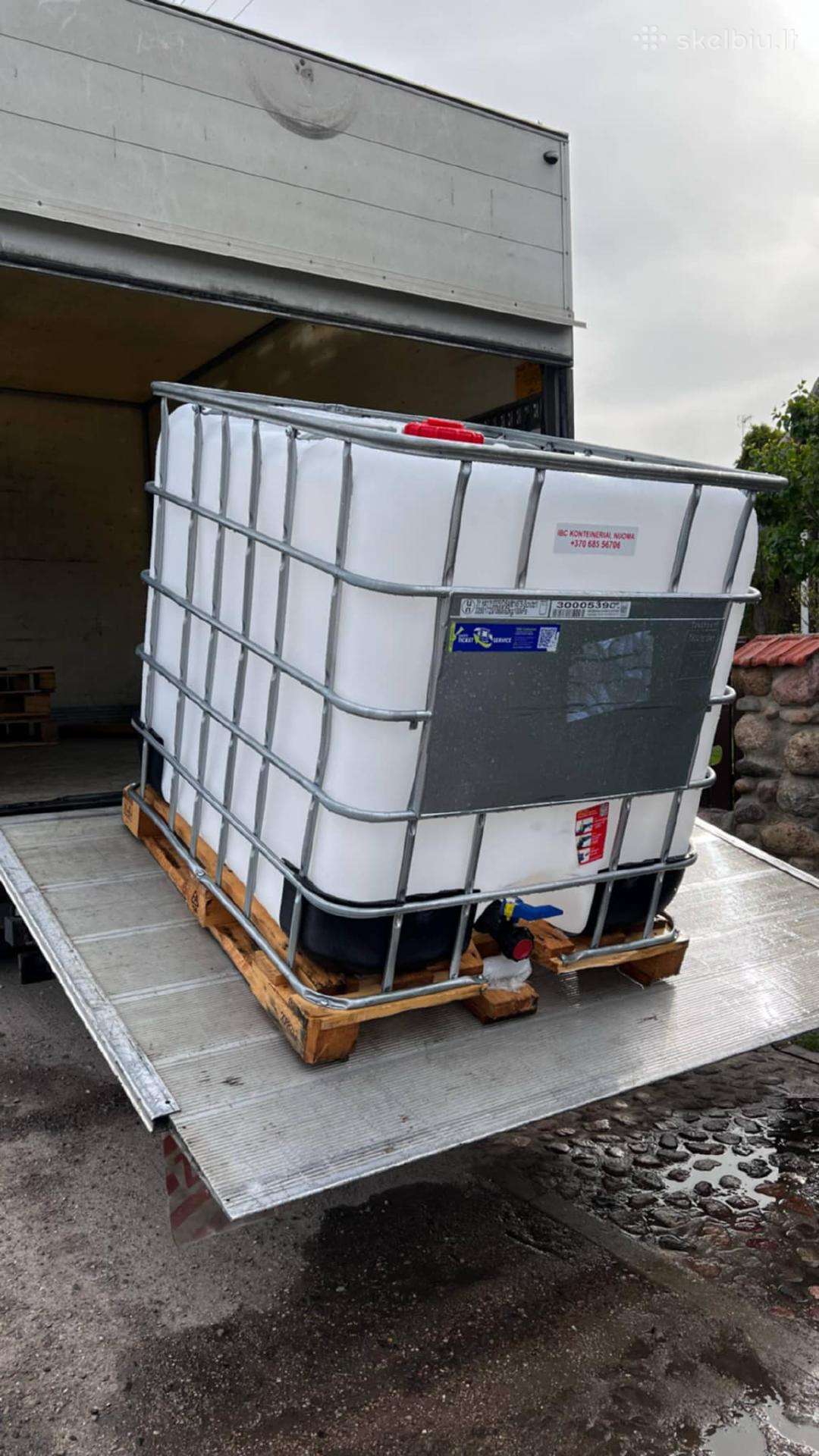 1000l talpos Ibc konteineriai Marijampolėje.