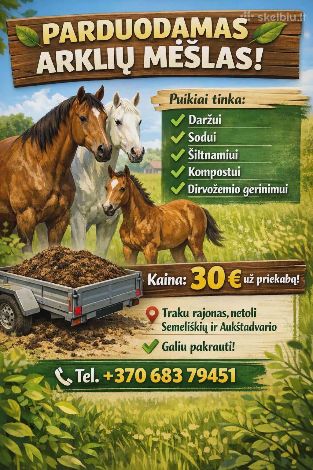 Arklių mėšlas