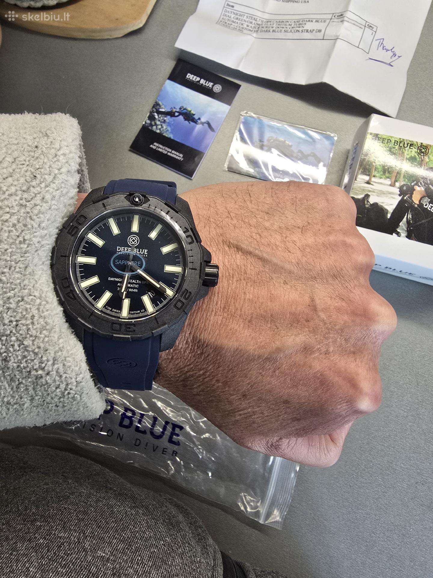 Laikrodis Deep Blue