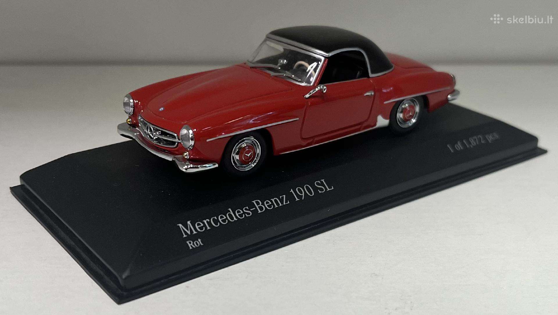 Kolekciniai modeliukai-mercedes 190sl