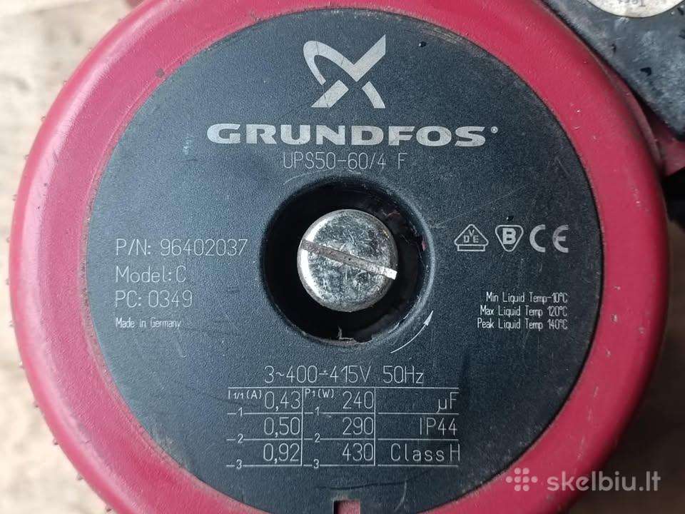 Cirkuliaciniai vandens siurbliai Grundfos Ups 50-6