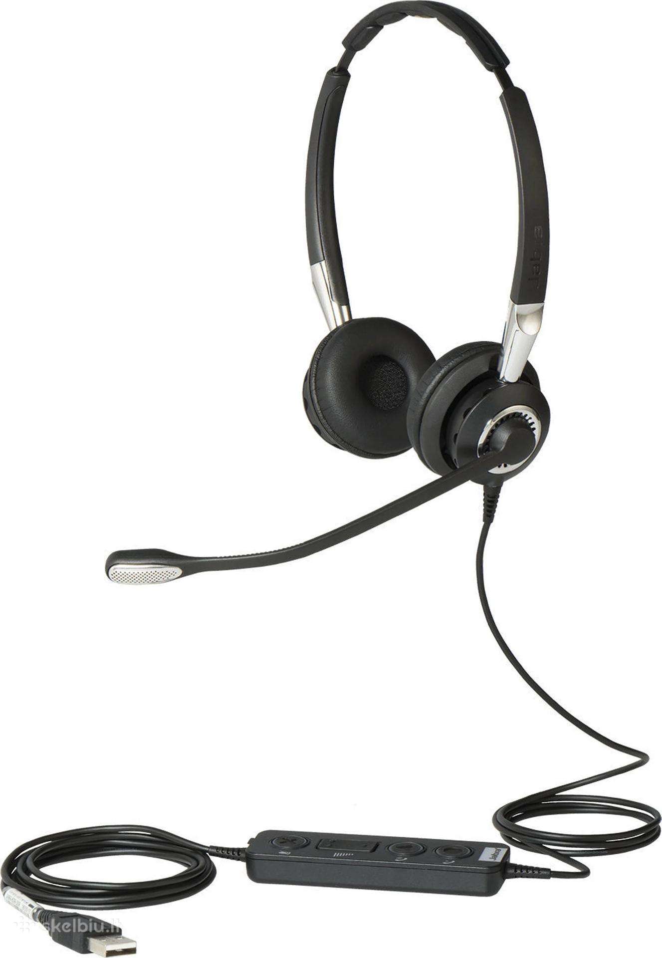 Laidinės ausinės Jabra Biz 2400 II Duo Usb