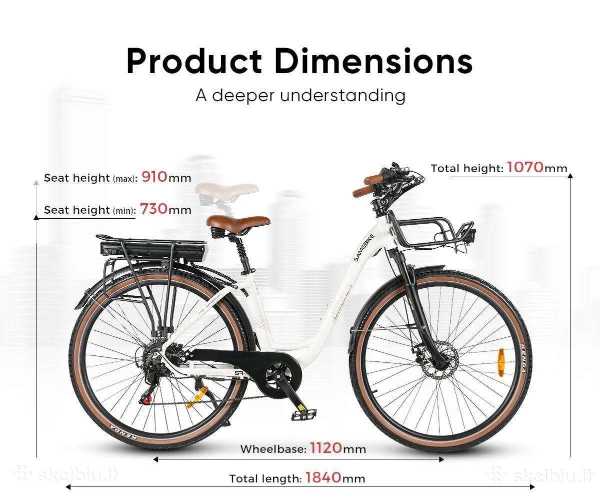 Elektrinis dviratis SAMEBIKE 28″