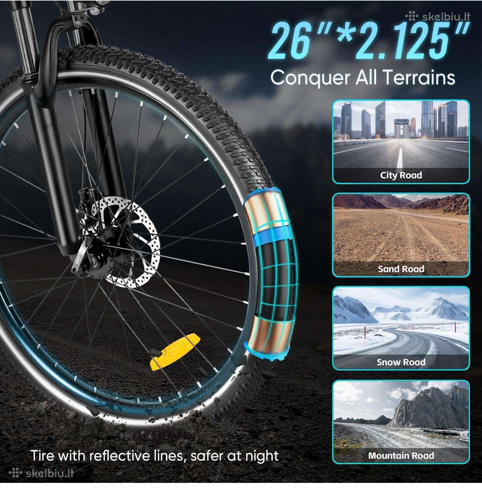 Elektrinis dviratis SAMEBIKE 26″