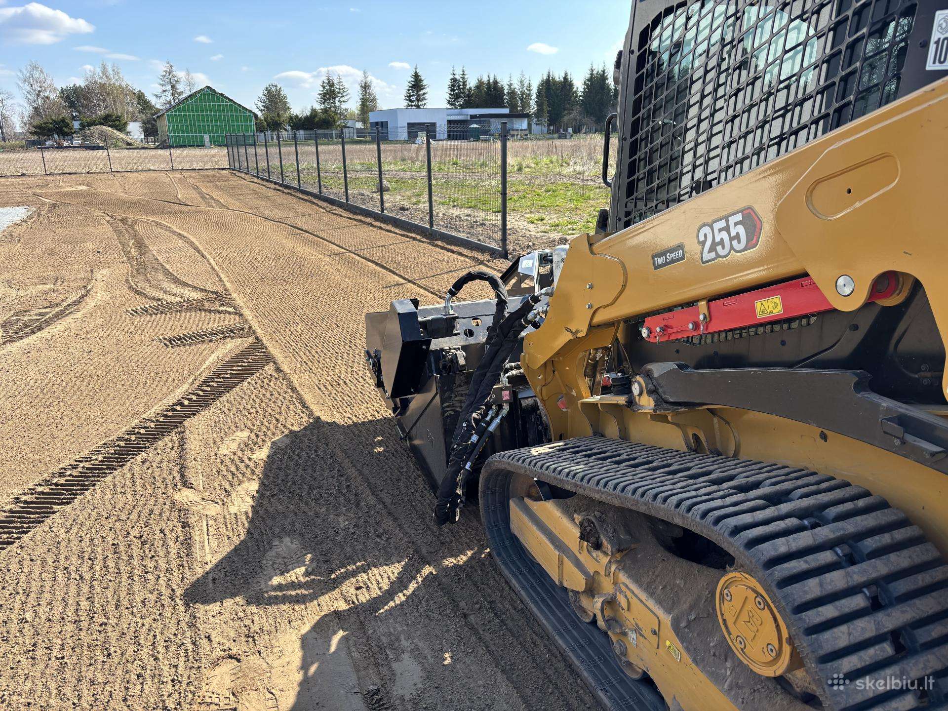 Žemės frezavimas kultivavimas grebimas bobcat tech