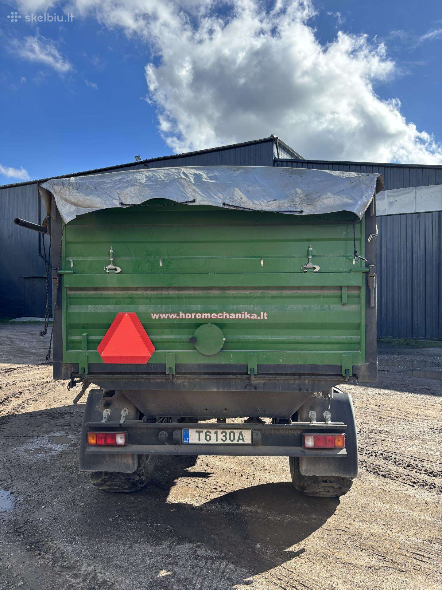 1PTS, dropside with tarpaulin
