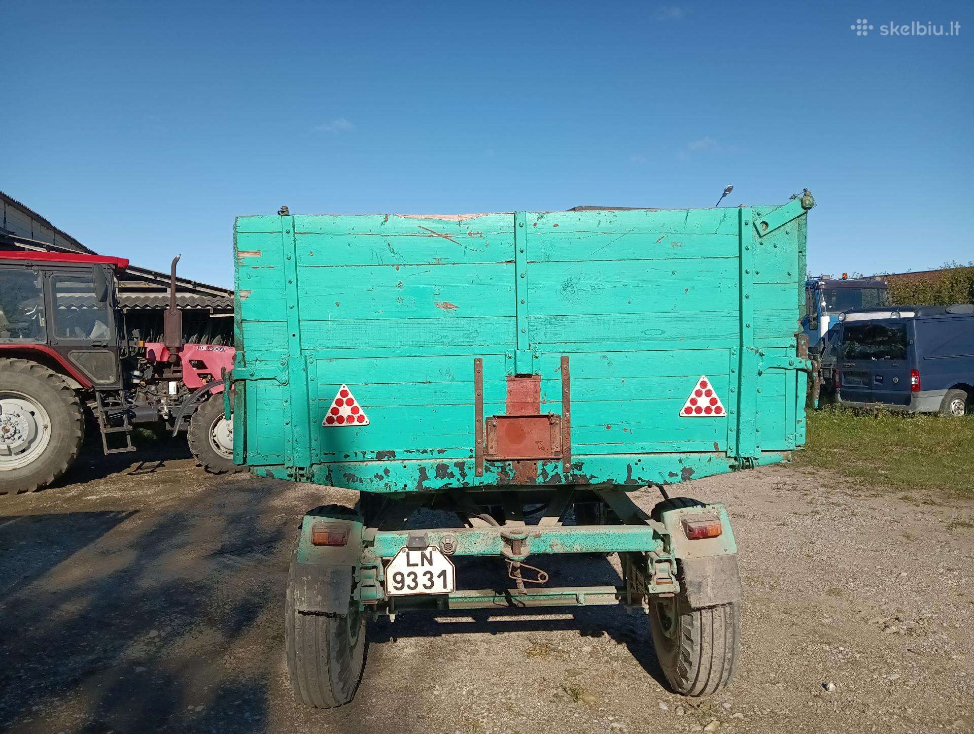 1PTS, dropside with tarpaulin
