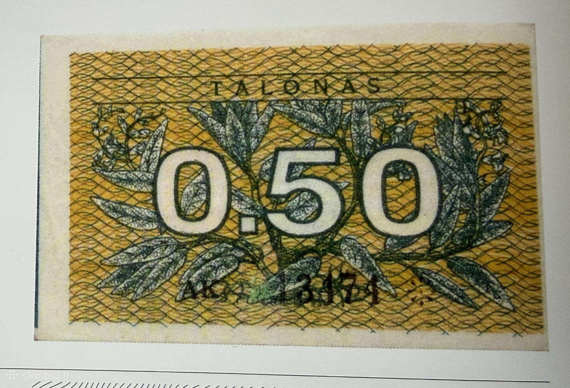 Ieškau lietuviškų talonų 1991m moku brangiai