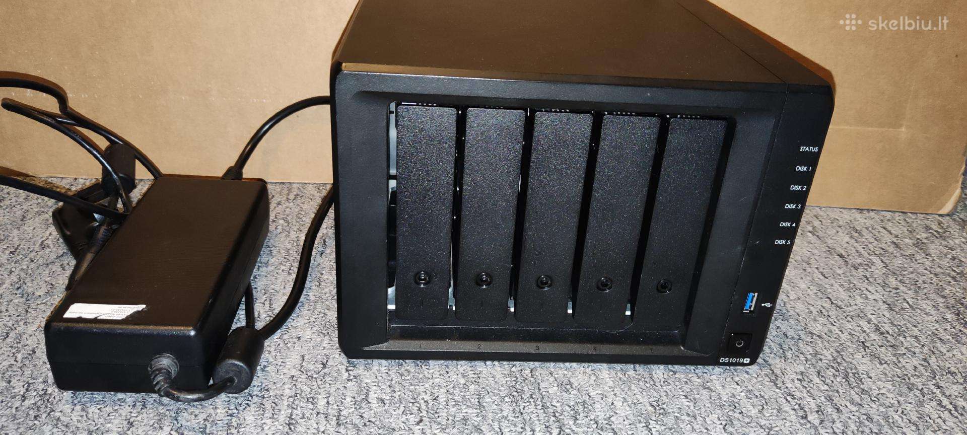Synology Ds1019+ 5 diskų, 16gb RAM, Quad Intel Cpu