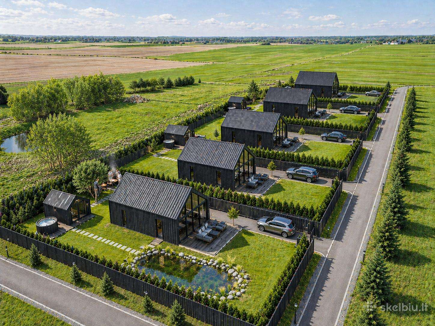 Namų valdos sklypai, 12a kaina tik nuo 11495 Eur.