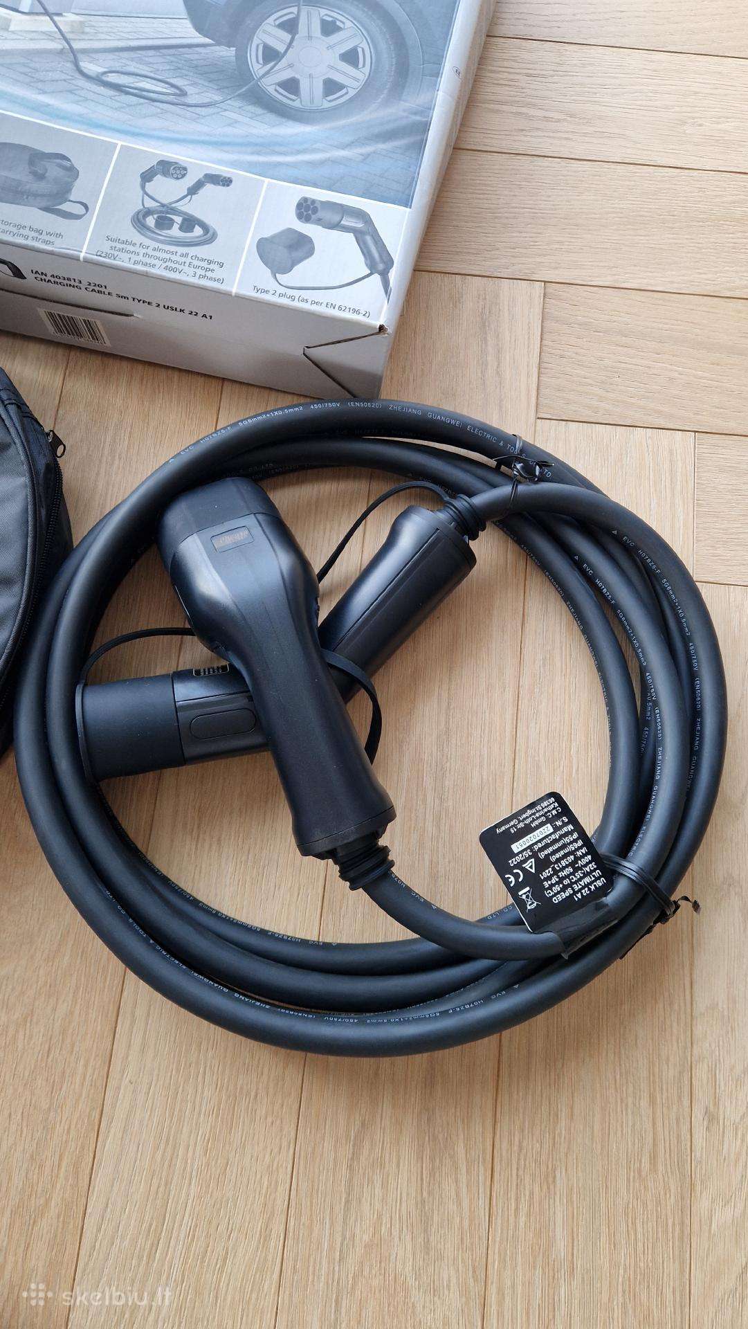 Naujas ikrovimo laidas elektromobiliui