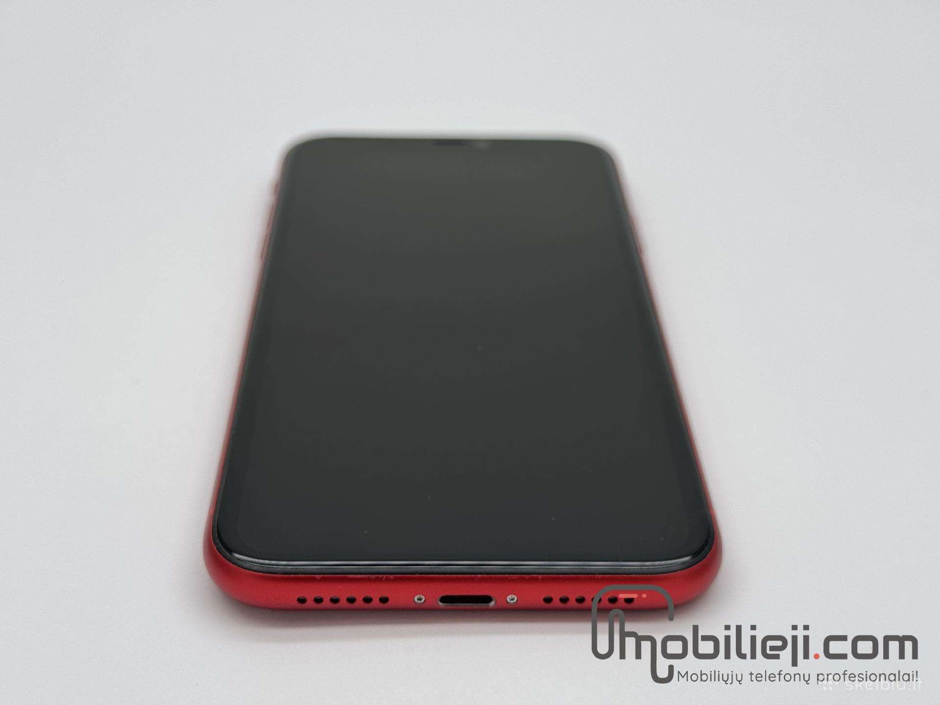 Puikios būklės Apple iPhone 11 64gb Red