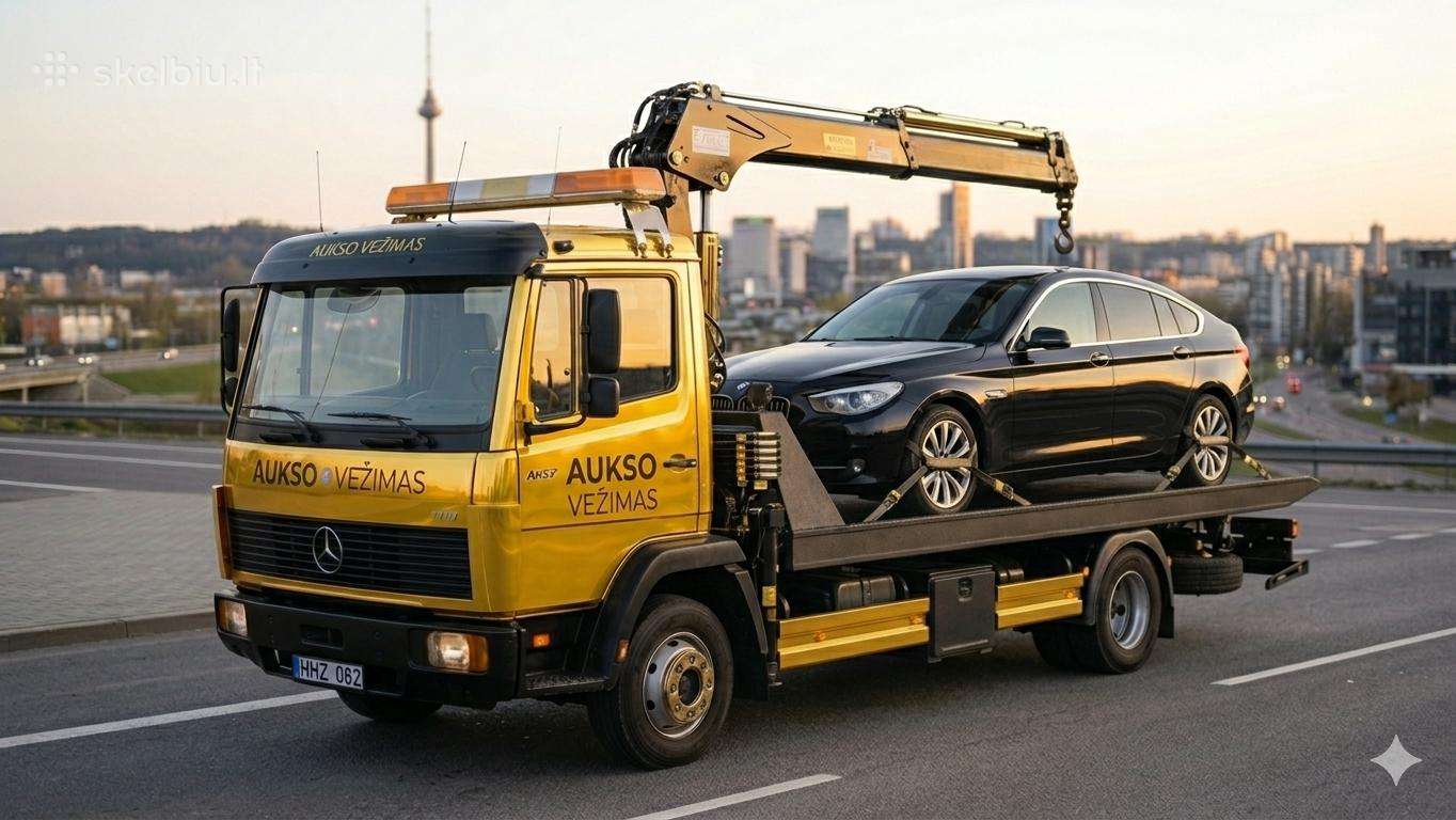Tralas Kranas, evakuatorius, Nuleidžiama Platforma