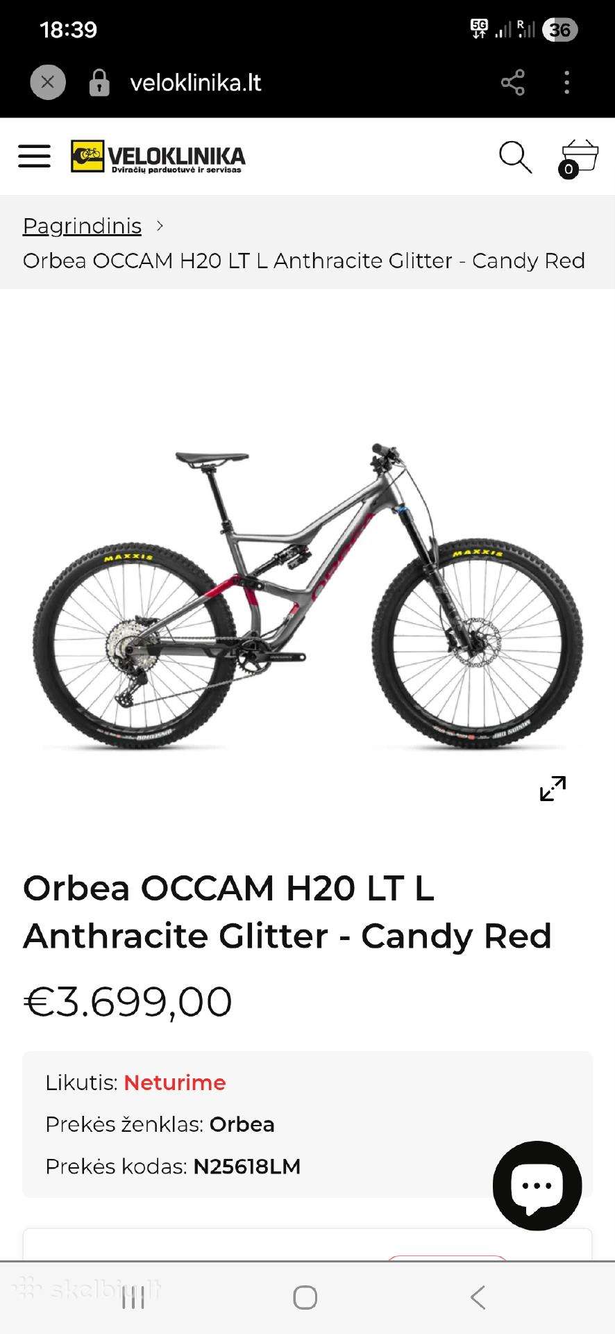 Kalnų dviratis Orbea 29″