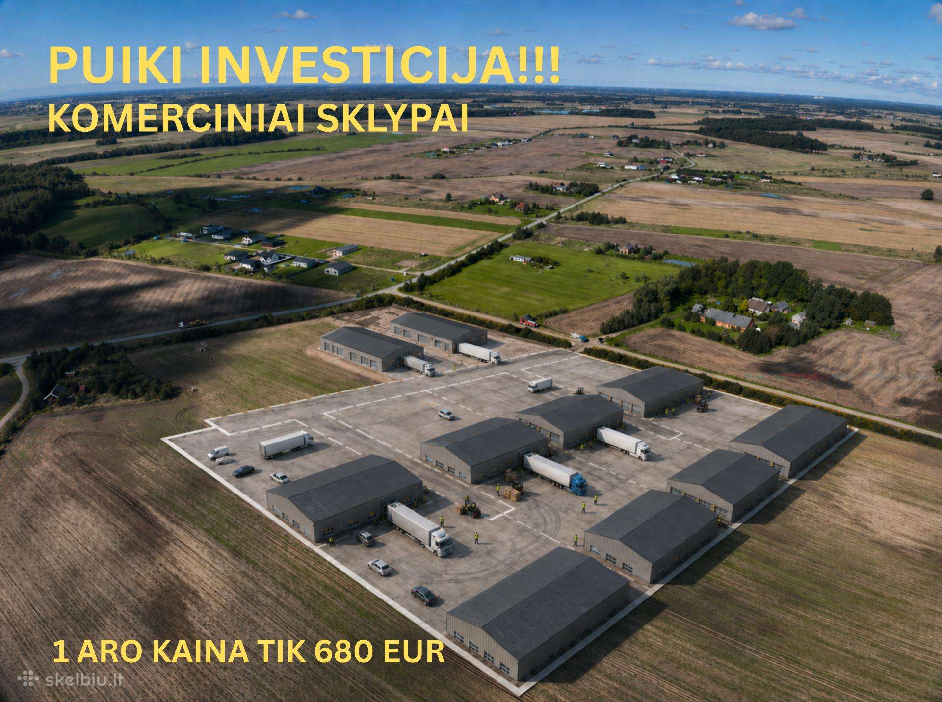 Puiki Investicija – Komerciniai Sklypai Vystytojui