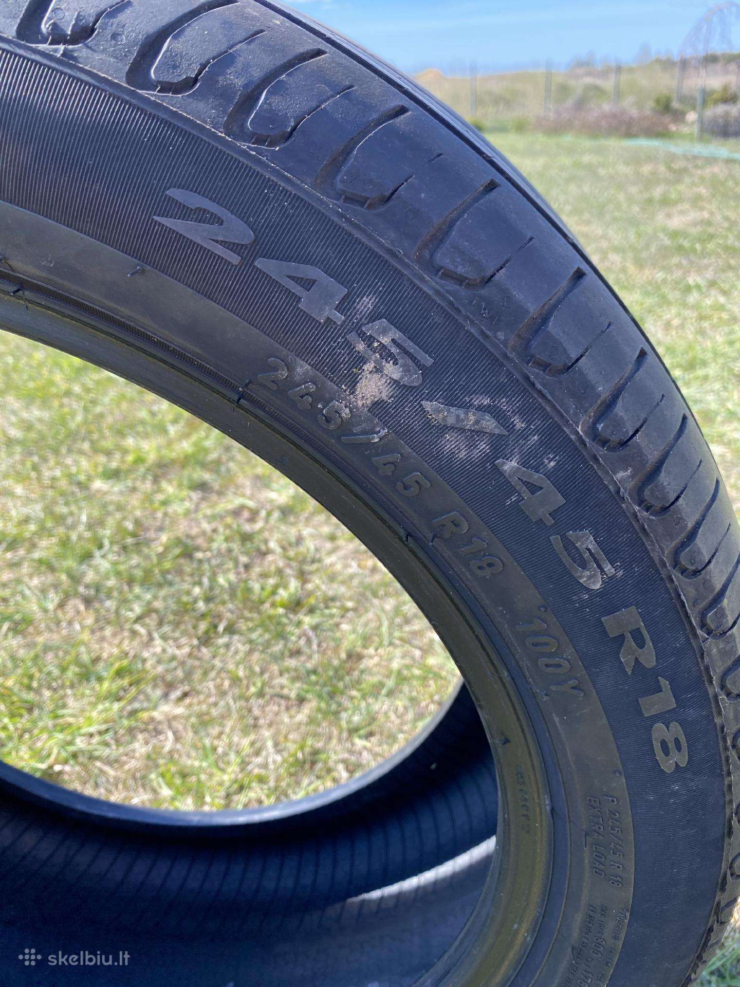 Pirelli, летние 245/45 R18