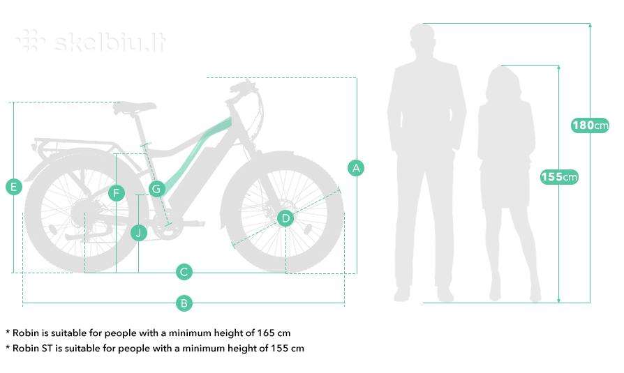 Elektrinis dviratis Jobobike 26″