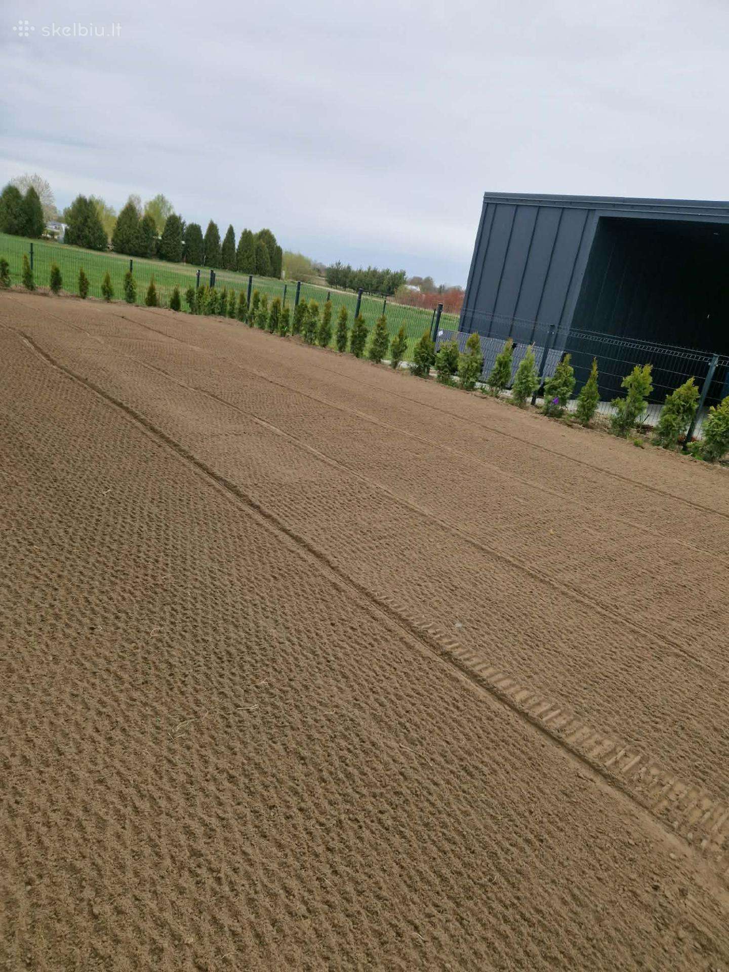 Žemės frezavimas kultivavimas grebimas bobcat tech