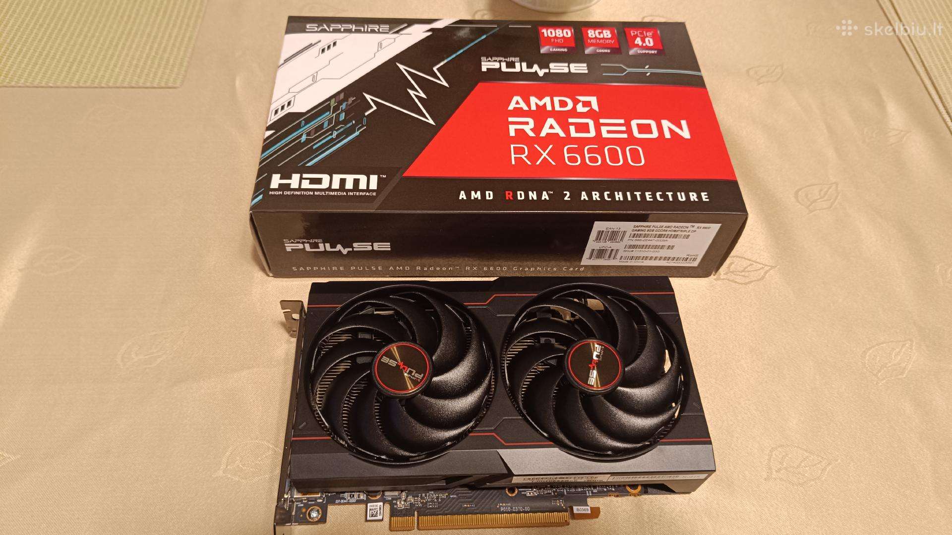 Sapphire Amd Radeon Rx 6600