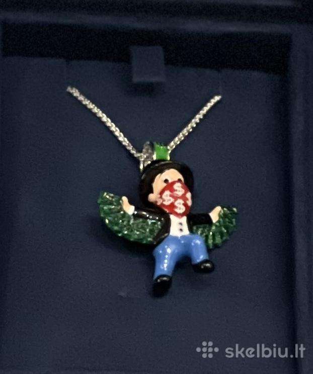 Jacob&co Alec Monopoly Fly Me To The Moon pendant