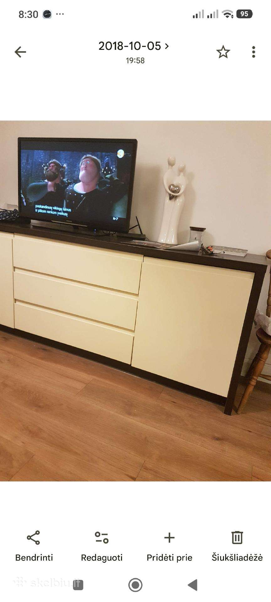 Komoda didelė tvirta