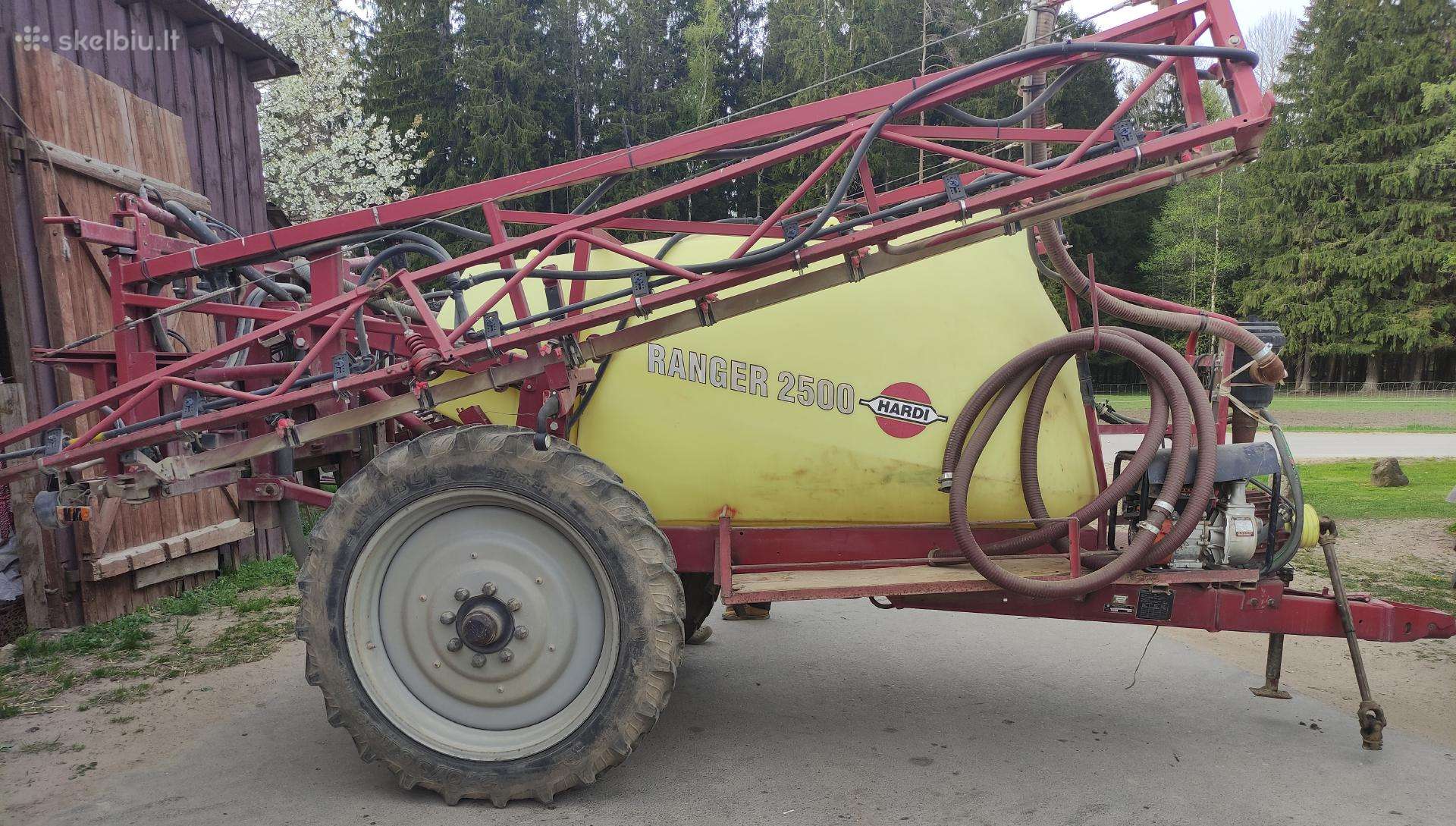 Hardi RANGER 2500, purkštuvai