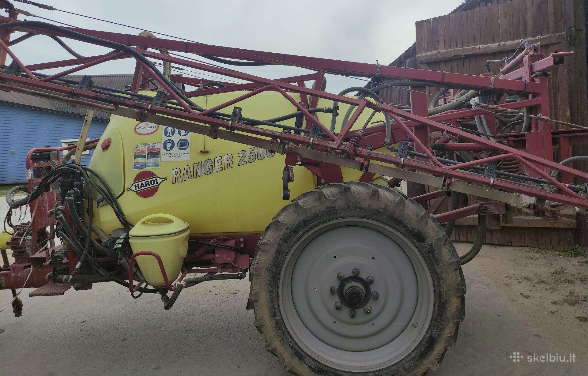 Hardi RANGER 2500, purkštuvai