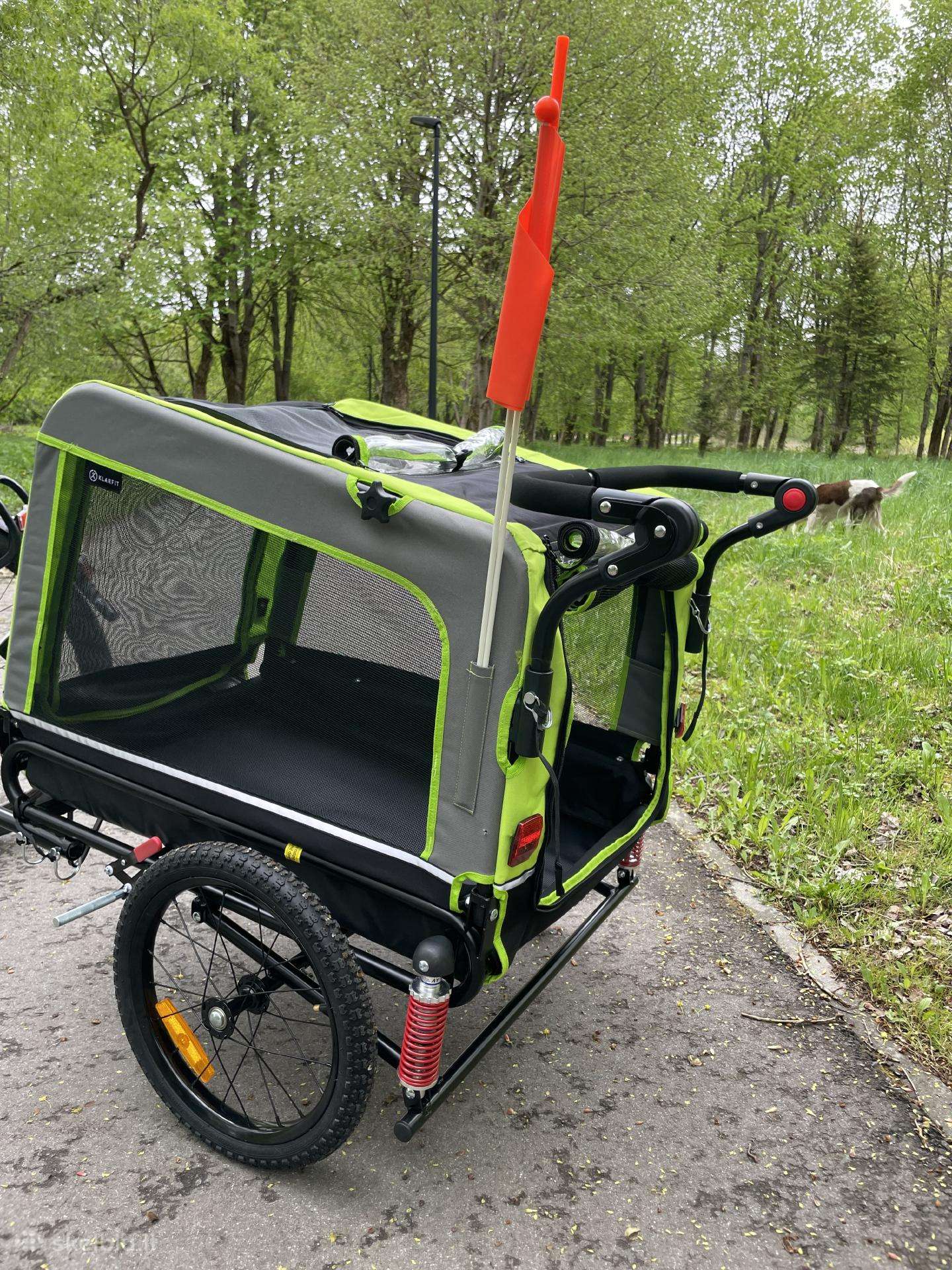 Klarfit dviračio priekaba augintiniui 2 in 1