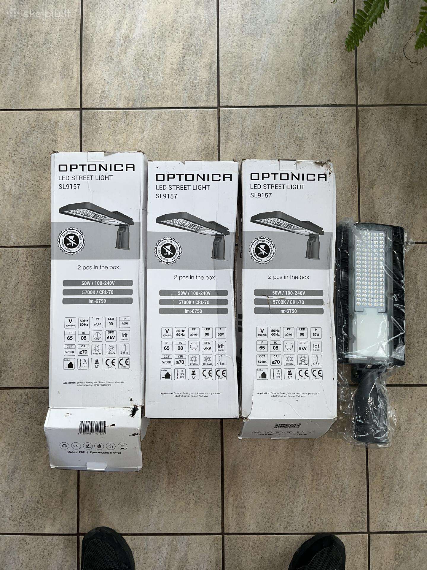 Nauji lauko LED šviestuvai Optonica Sl9157 50w