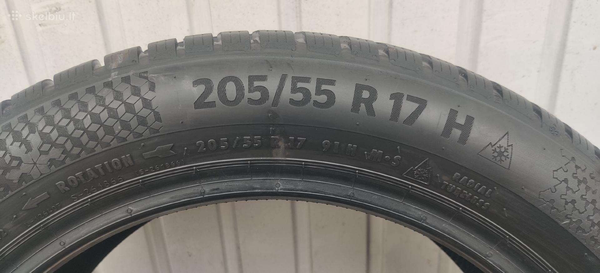 Continental, vasarinės 205/55 R17
