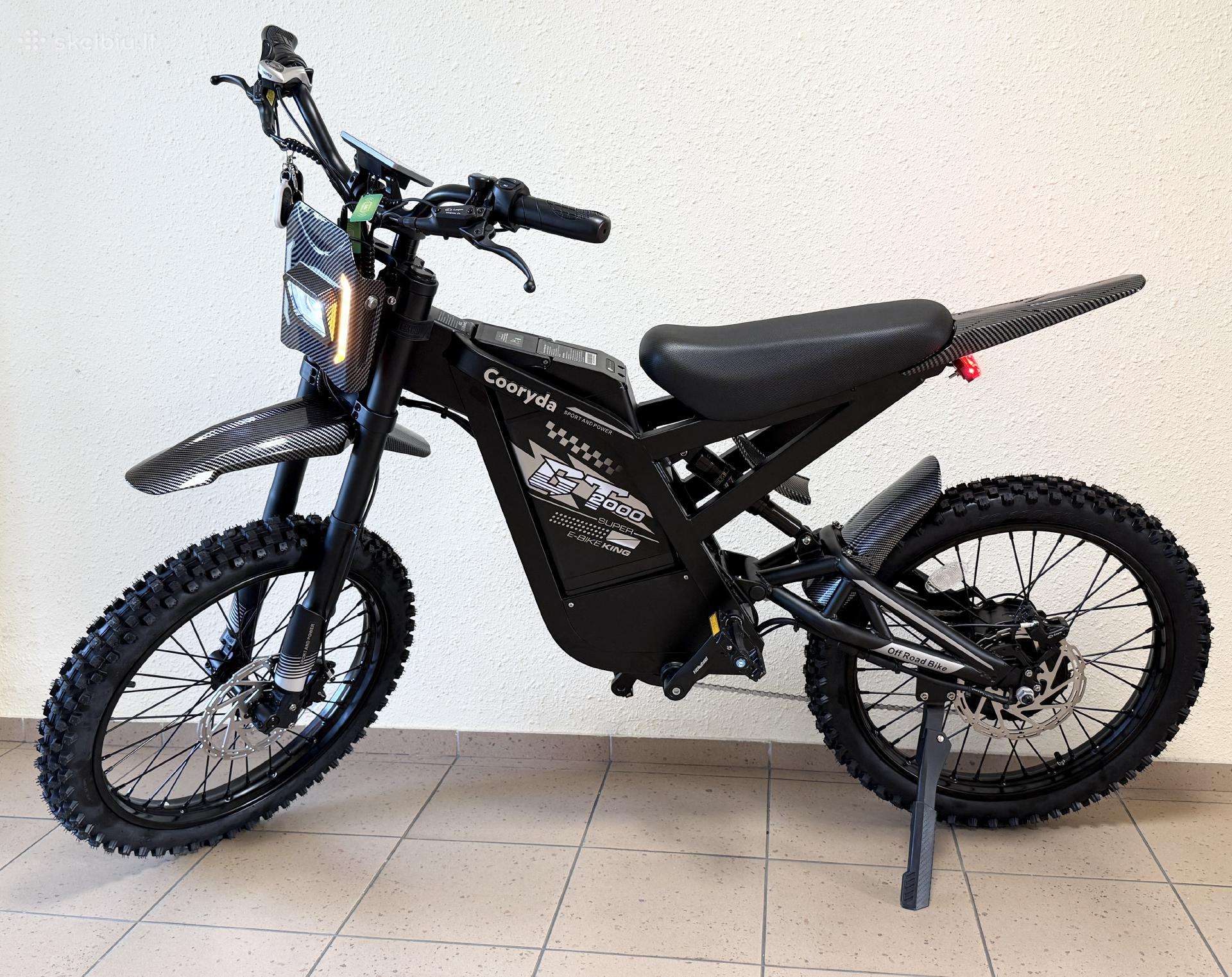 Gt2000 Cooryda elektrinis dviratis 2000w
