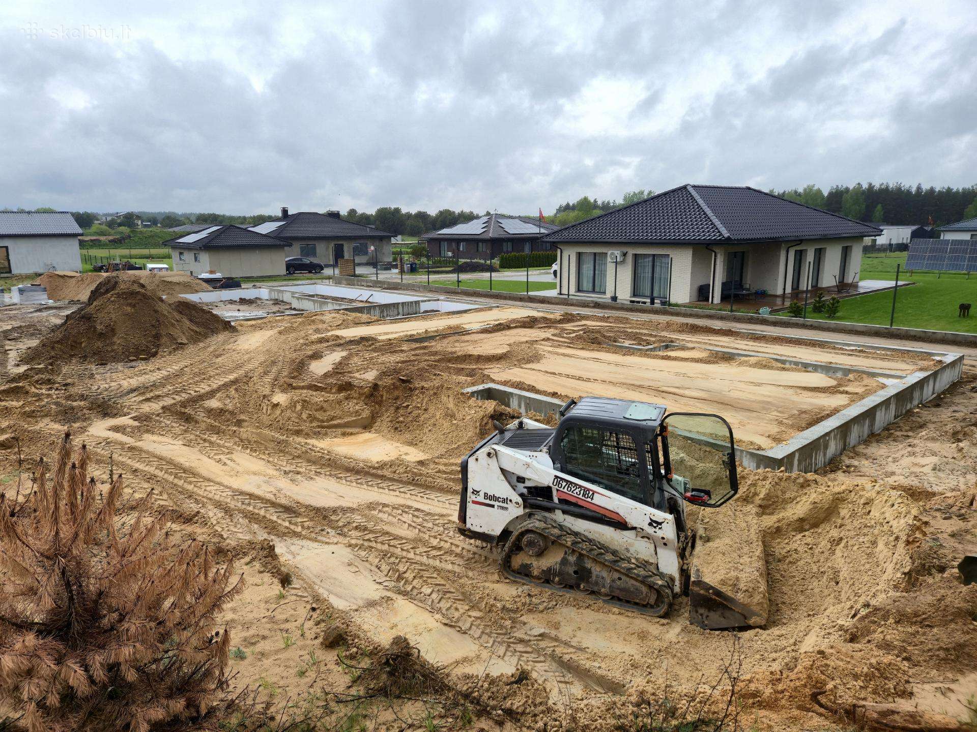 Bobcat 550, statybos transporto nuoma