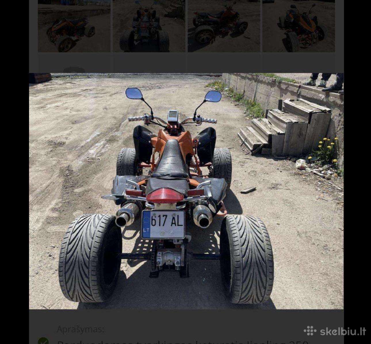 Jialing -kita- 250cc, atv / quad