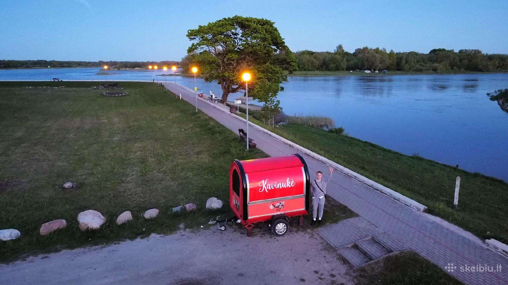 Priekabele food truck priekaba maisto vagonelis