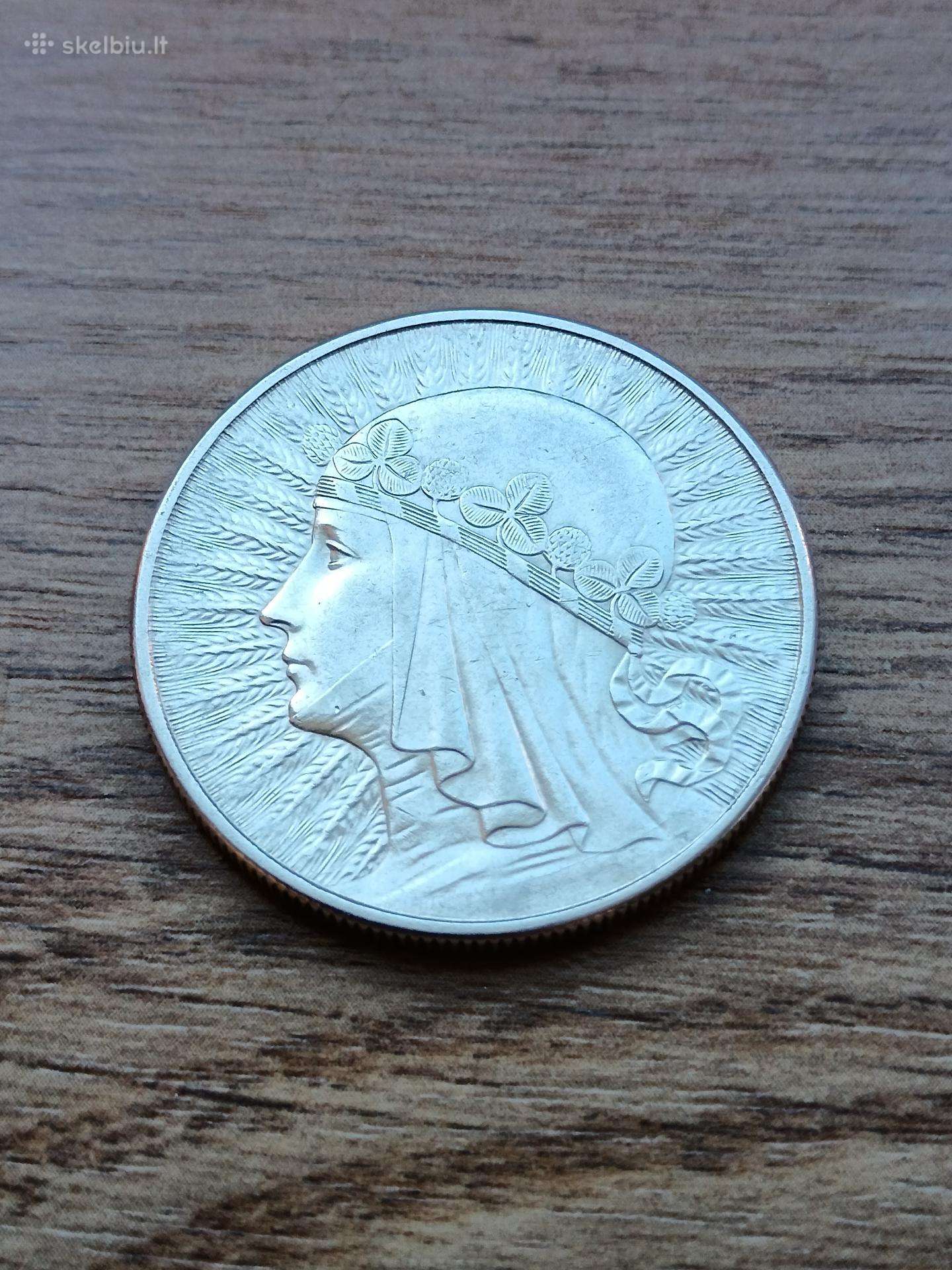 Lenkijos karalienė Jadvyga 10 zlotų, 1932 m.
